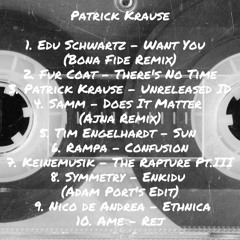Patrick Krause - SEPTEMBER23 - MIXTAPE