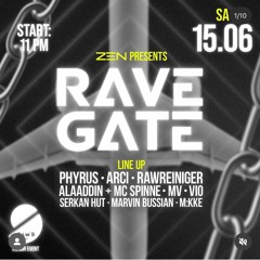 Rawreiniger - Groovecast.01 | @ZEN "Rave Gate" (3 Decks Hard Groove Set)