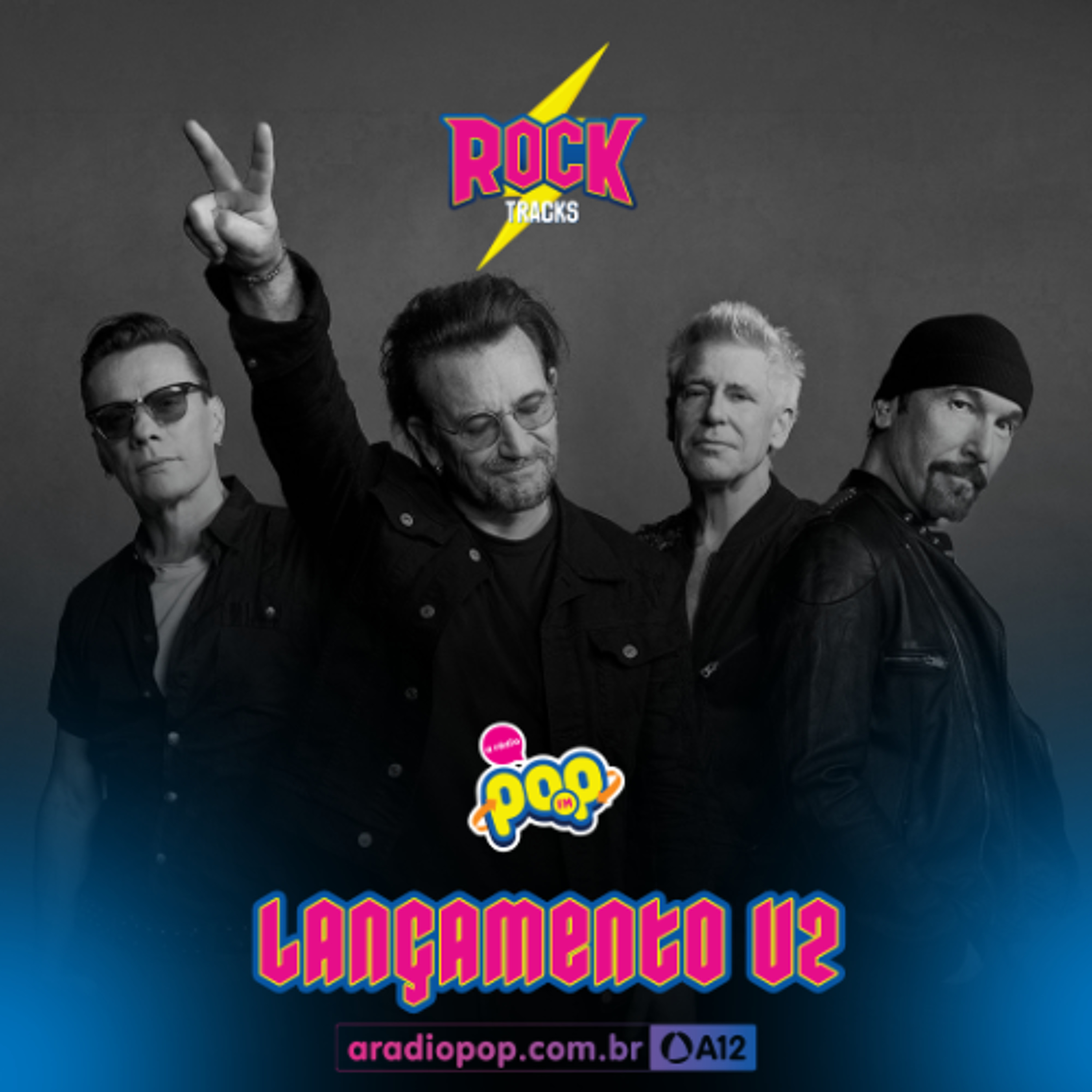 Rádio Pop- Rock Tracks: U2 lança EP surpresa e marca retorno de Larry Mullen Jr. episode artwork