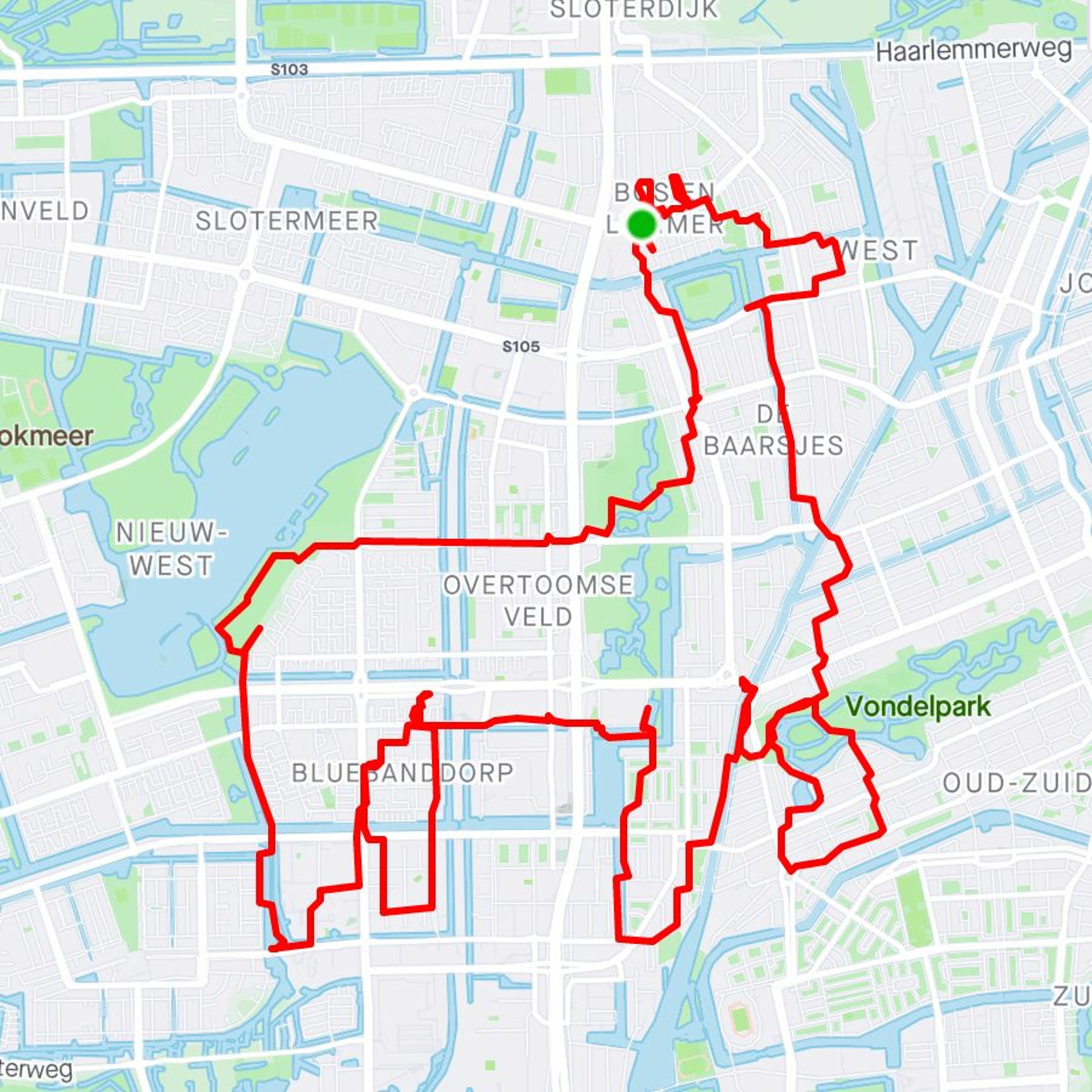 Klaas en Koen lopen weg