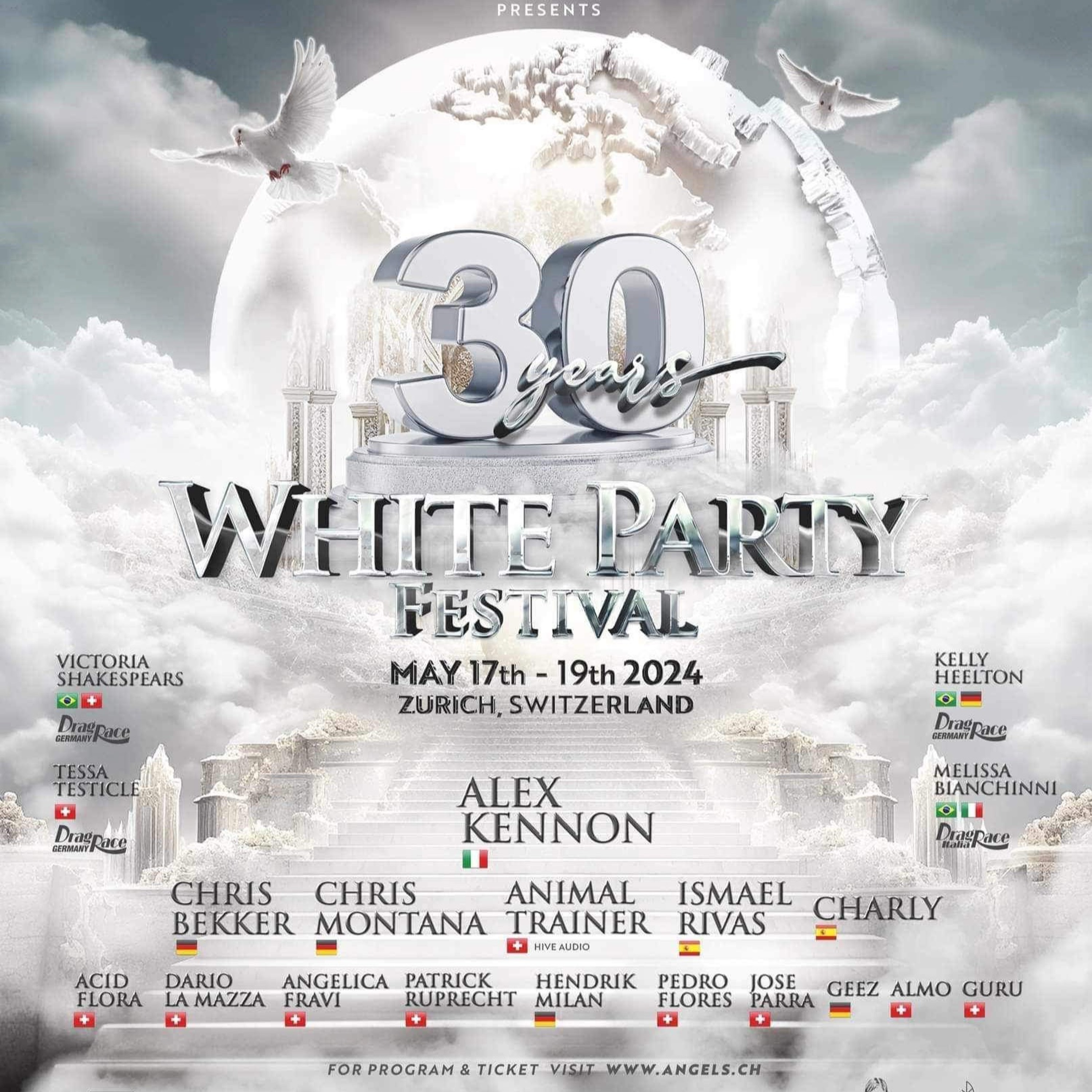 White Party Zurich 30th Anniversary May 2024 episode artwork