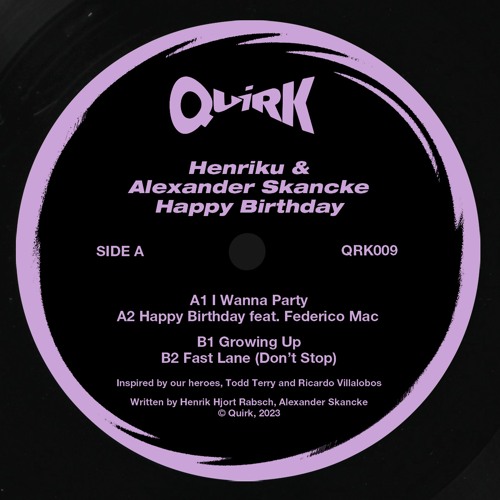 PREMIERE: Henriku, Alexander Skancke - Fast Lane (Don't Stop) [QRK009]