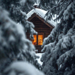 la neige dans les hauts bois