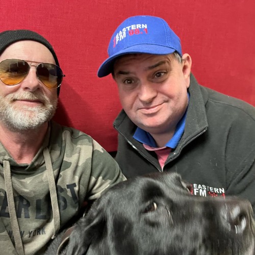 Peter O'Connor and Jimy from Guide Dogs Victoria