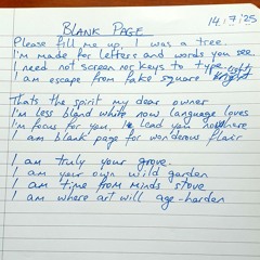 Blank Page (Extended Jam)