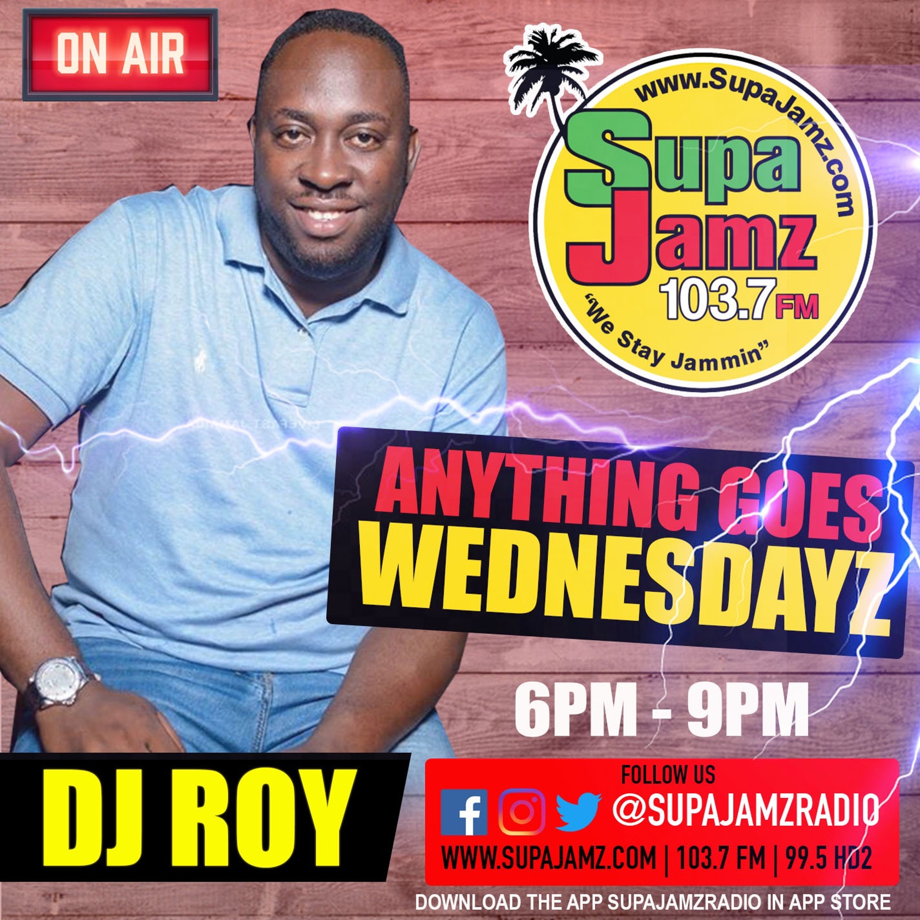 DJ ROY LIVE ON SUPA JAMZ RADIO ANYTHING GOES WEDNESDAY 10.20.21