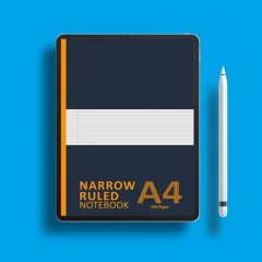 Narrow Ruled Notebook: A4, 100 Pages, 90gsm | 5mm Lined And Margin Note Book | Extra Narrow Jou