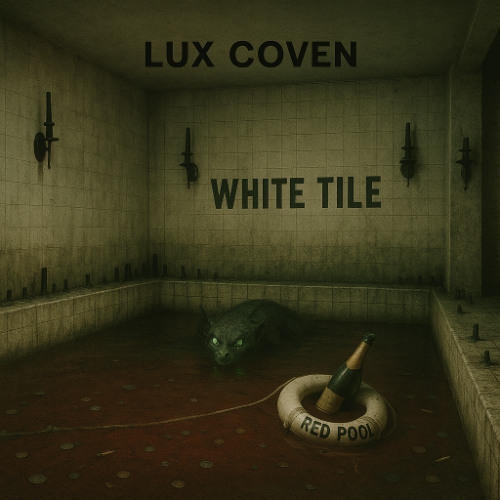 White Tile Red Pool