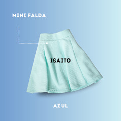 Mini Falda Azul