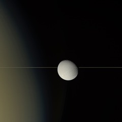 Dione on the edge