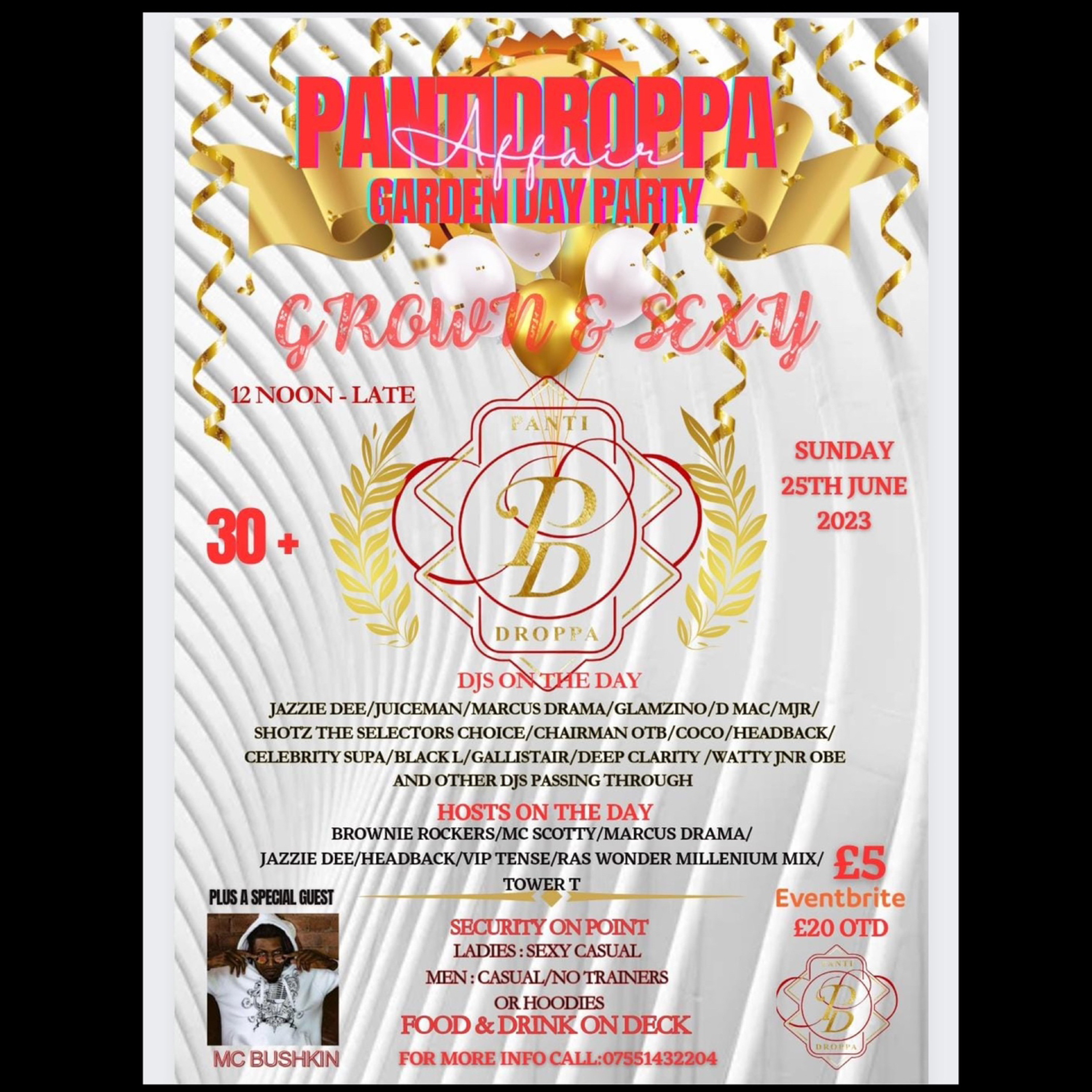PANTI DROPPA AFFAIR GARDEN PARTY ADVERT episode artwork