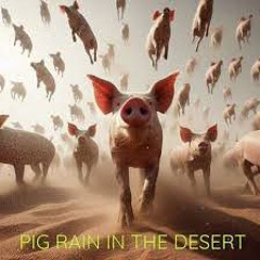 Pig rain in the desert