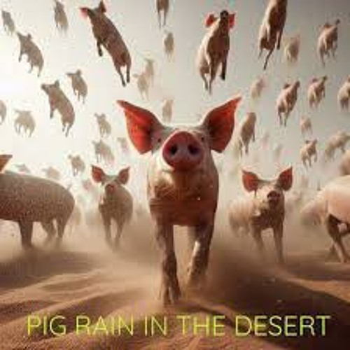 Pig rain in the desert
