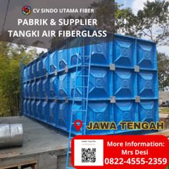 HP/WA 0822-4555-2359, TERUJI Produsen Tangki Air Fiberglass Termurah di Jepara Jawa Tengah