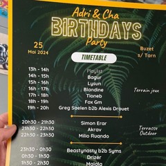 BAGUR _-_ Adri & Cha Birthdays Party (25.05.24)