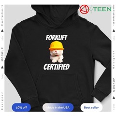 Forklift certified cat shirt