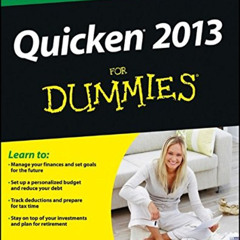 [ACCESS] EPUB 💓 Quicken 2013 For Dummies by  Stephen L. Nelson KINDLE PDF EBOOK EPUB