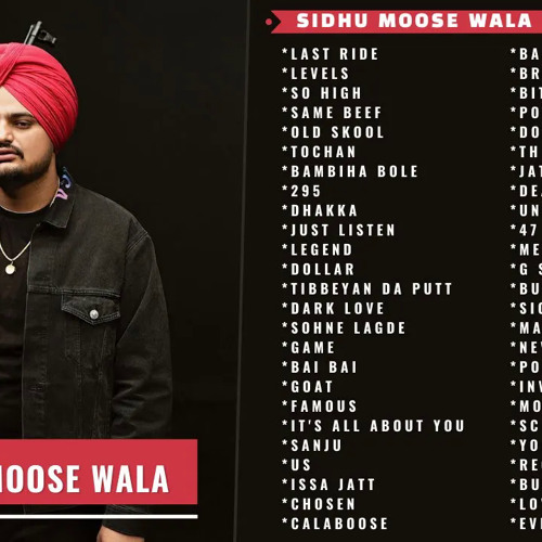 Stream Sidhu Moose Wala Top 50 Songs by Sidhu Preet | Listen online for ...