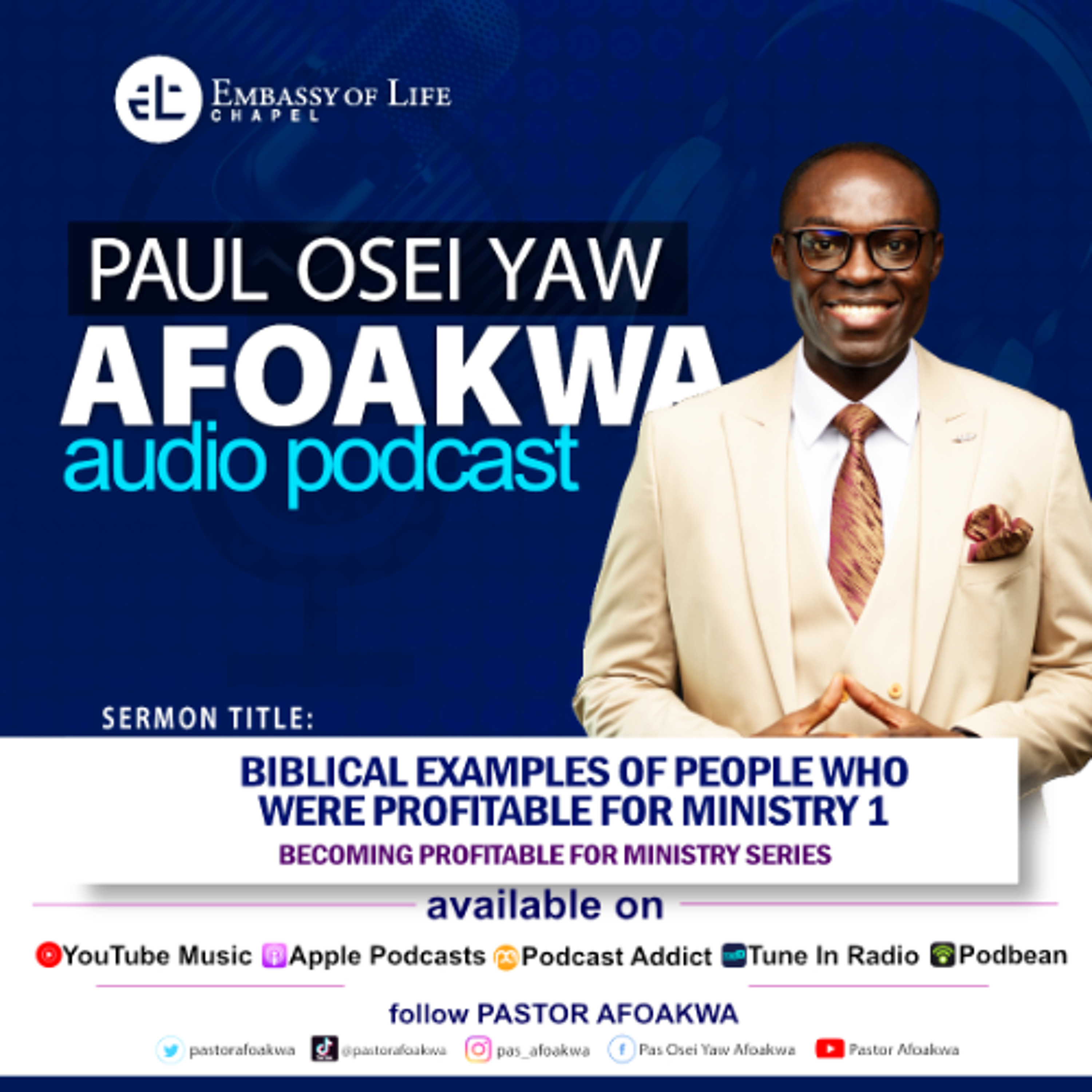 Biblical Examples of People Who Were Profitable For Ministry 1 - Becoming Profitable for Ministry Series(18.05.25) episode artwork