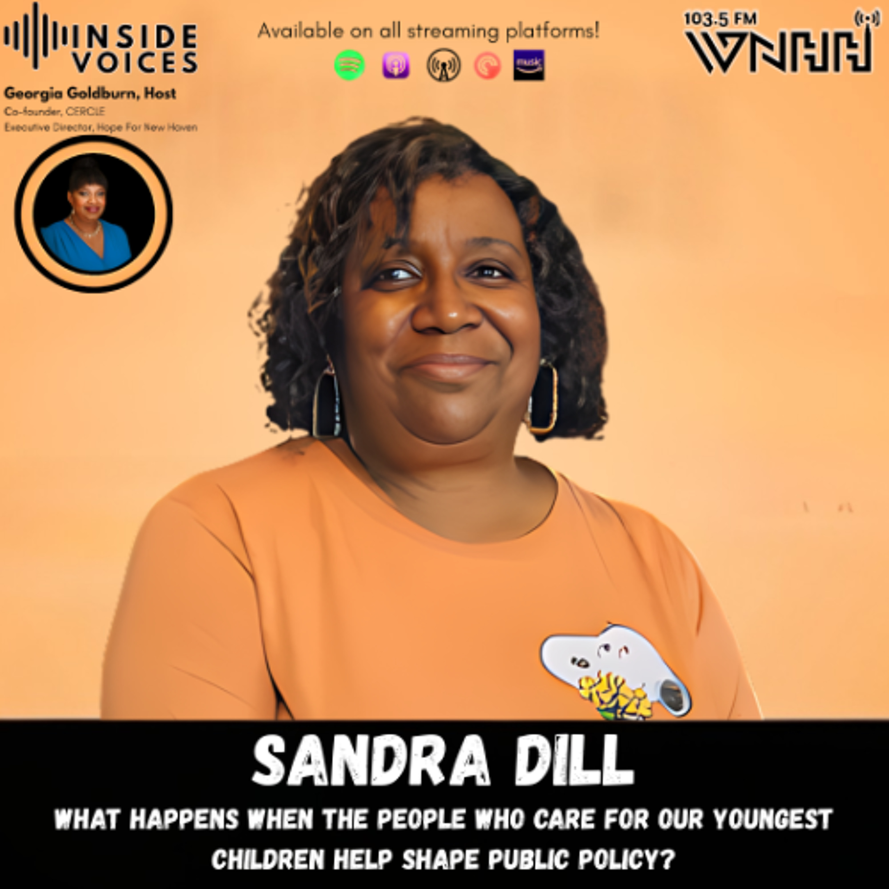 Inside Voices, Community Conversations: Who Shapes Child Care? Sandra Dill Weighs In episode artwork