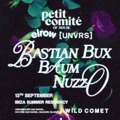 Bastian Bux @ Petit Comité of House at UNVRS Wild Comet, Ibiza (2025 Summer Residency Closing)