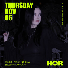 GLASSBASS live @ Hör Berlin for Driller