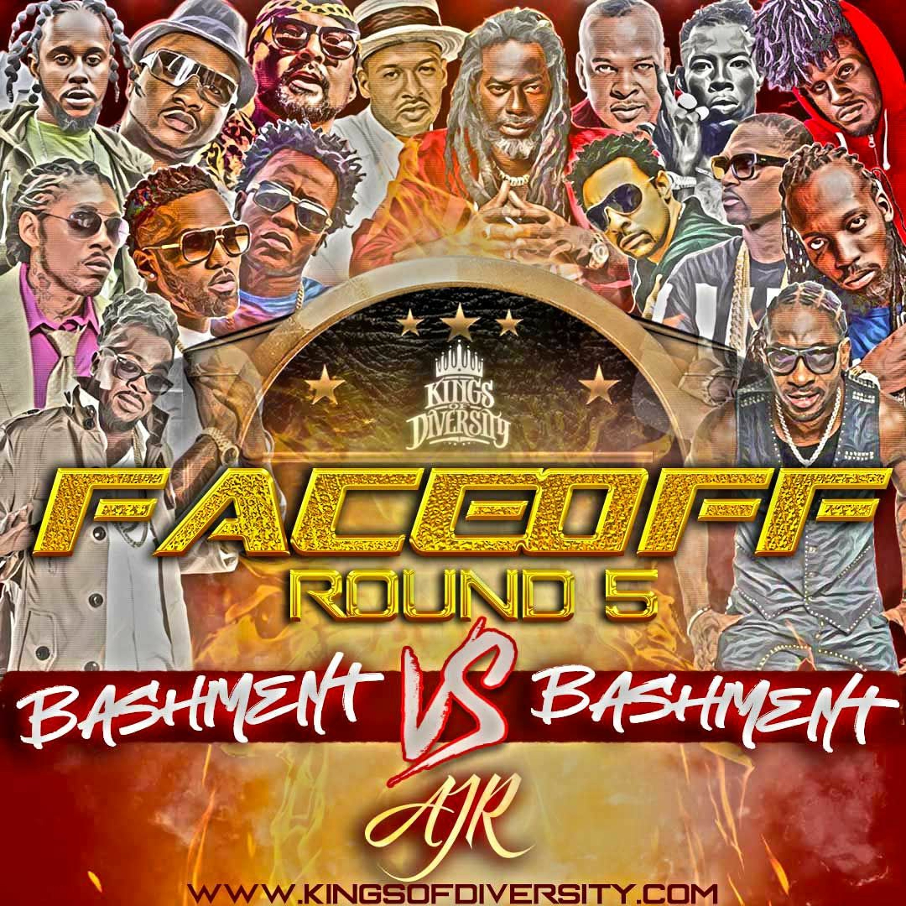FACEOFF ROUND 5 - BASHMENT VS BASHMENT - AJR x KINGS OF DIVERSITY episode artwork