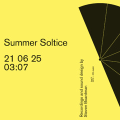 Summer Solstice 2025