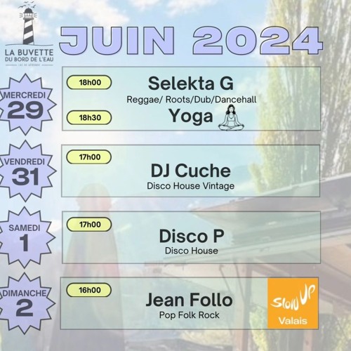 2024-06-01 DiscoP @ Bar Au Bord De l'Eau / Sierre