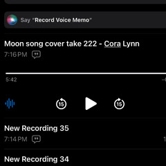 Moon song cover take 222 - Cora Lynn