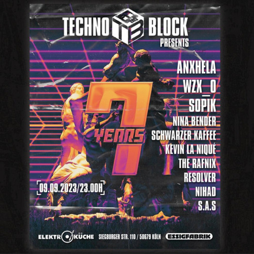 S.A.S 7 Jahre Technoblock @ Elektroküche Köln