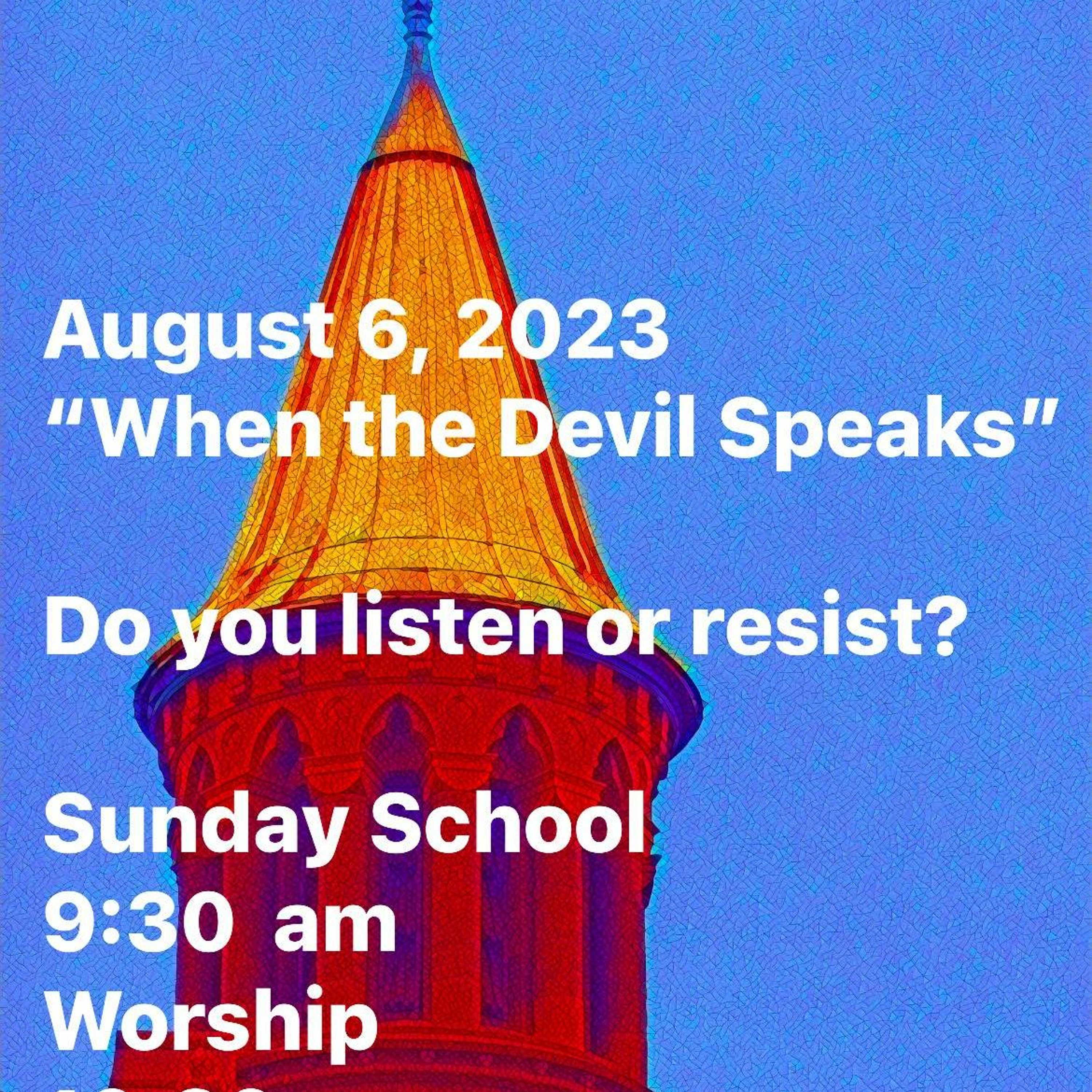 When The Devil Speaks (8-6-23) episode artwork