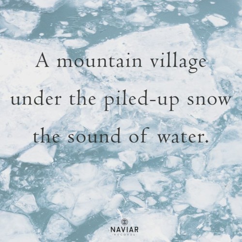 Piled-up Village [naviarhaiku450 - A Mountain Village]