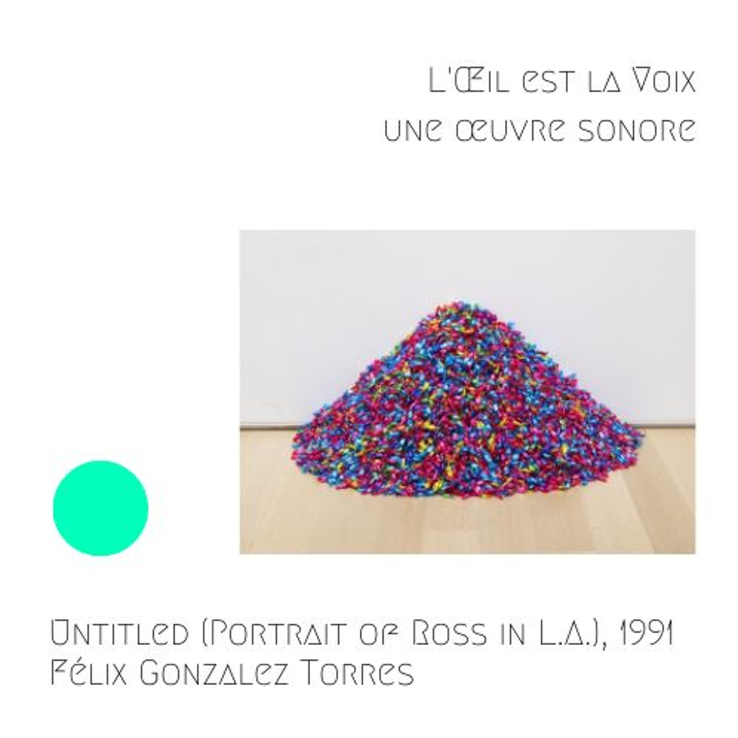 Untitled Portrait of Ross in La, 1991, Felix Gonzales Torres