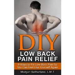 [ebook] read pdf ⚡ DIY Low Back Pain Relief: 9 Ways to Fix Low Back Pain So You Can Feel Like Your