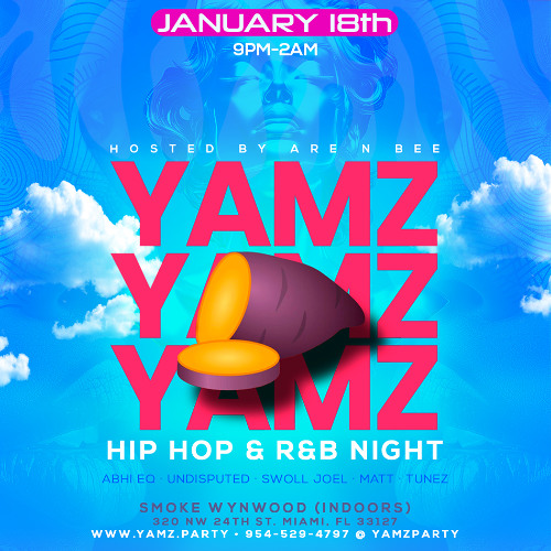 YAMZ at Smoke Wynwood Jan 18th 2025 - Abhi EQ Undisputed Matt Tunez
