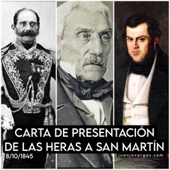 Carta de Las Heras a San Martín- 18/10/1845 - Juanjo Vargas