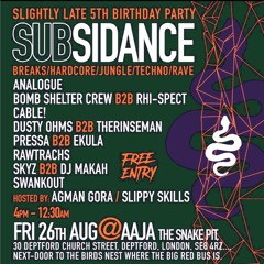 Subsidance - The Snake Pit - 26 08 22