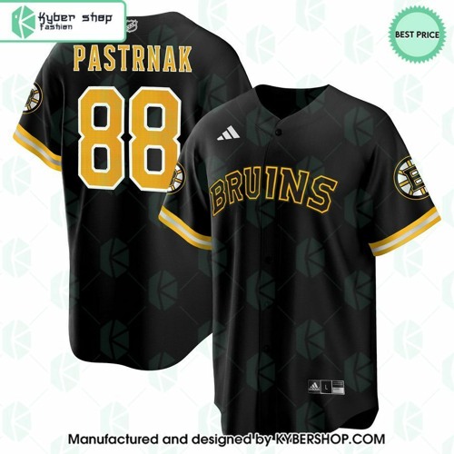 David Pastrnak Boston Bruins Baseball Jersey