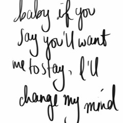 One Direction- Change My Mind Cover