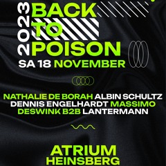Dennis Engelhardt @ Back To Poison // Atrium Heinsberg Germany // SA 18-11-2023