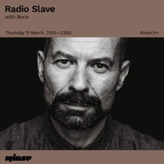 DJ Boris Playing Gforty - Paradis Artificiel @ RINSE FM For Radio Slave 11.03.2021
