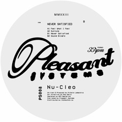 Premiere | Nu-Cleo - Never Satisfied [Pleasant Systems]