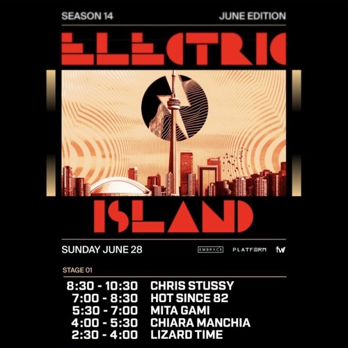 Main Stage Festival Opening Set | Lizard Time LIVE @ Electric Island, Toronto [06.28.26]