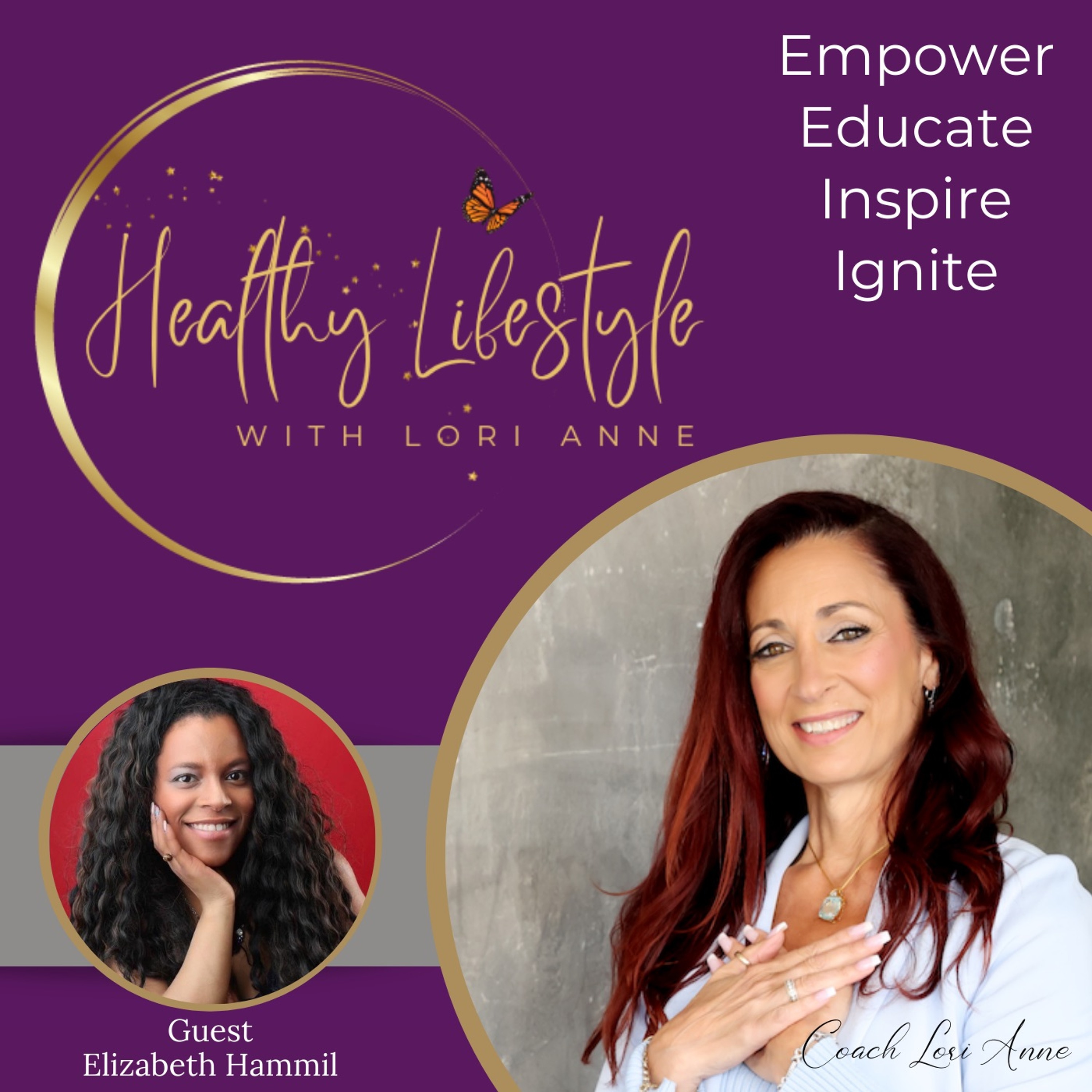 Healthy Lifestyle 9-27-25 Elizabeth Hammil - Different Notes of Life with recording artists Just E! episode artwork