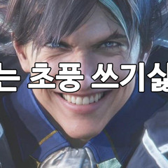 나는 초풍 쓰기싫어
