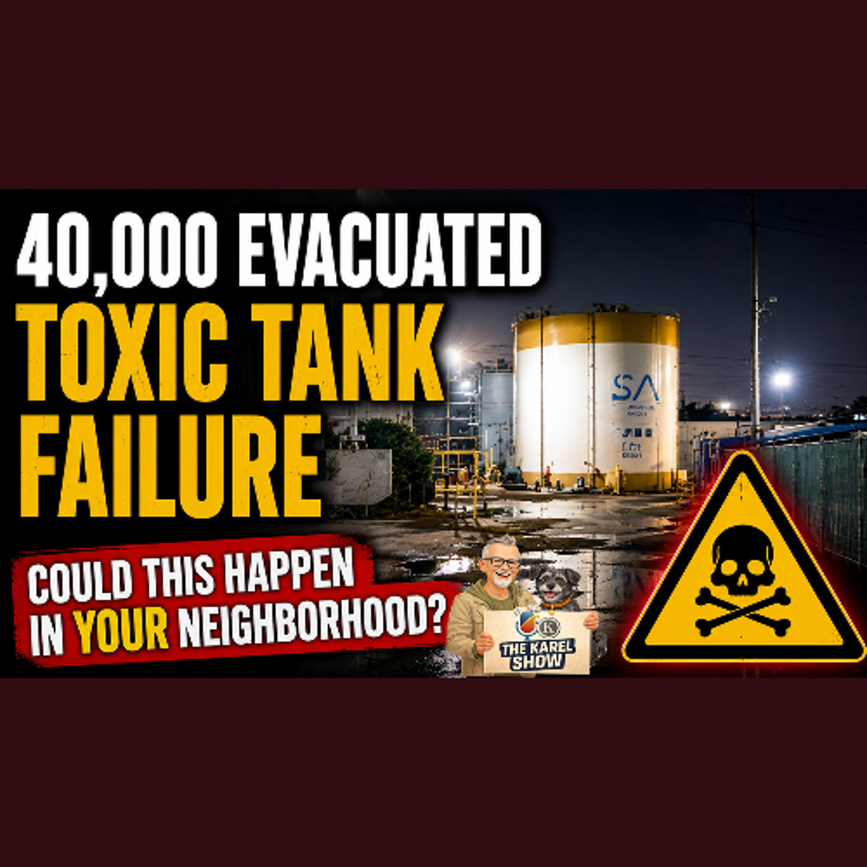 40,000 Evacuated After Toxic Tank Threat—Could This Happen In YOUR Neighborhood? episode artwork