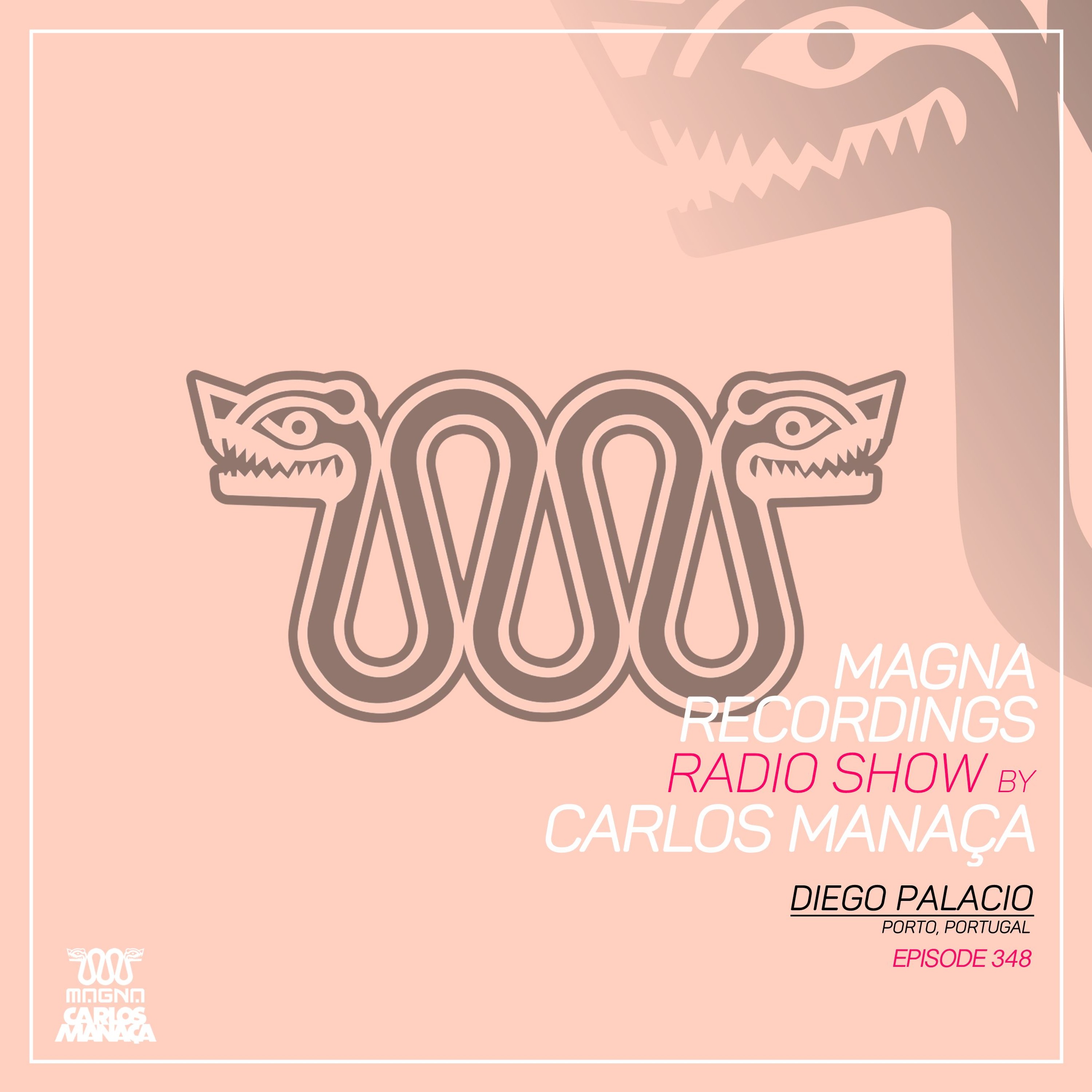 Magna Recordings Radio Show By Carlos Manaca 348 | Dj Diego Palacio [Porto] Portugal episode artwork