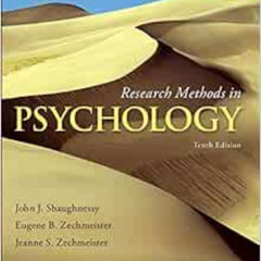 DOWNLOAD EBOOK 📒 Research Methods in Psychology by John Shaughnessy,Eugene Zechmeist