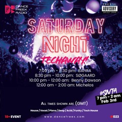 Saturday Night TechAway #023 on DanceFreex.com - 4 feb 2024